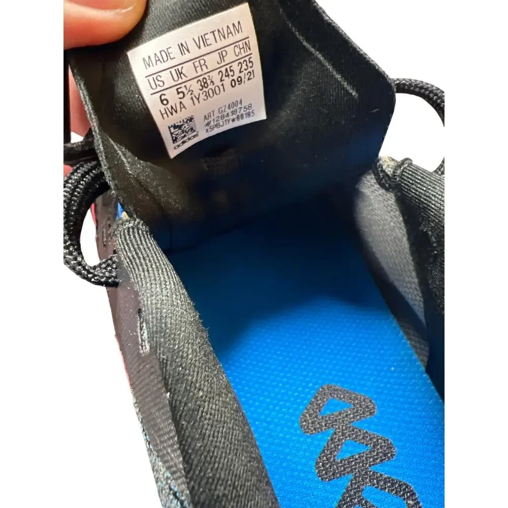 adidas 4DFWD_Pulse J GZ4004 Kid's Sneakers Core Black Turbo Blue Rush Size 6